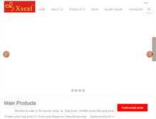 Tablet Screenshot of allmechanicalseals.com